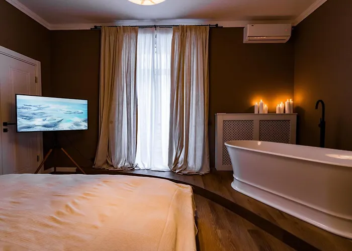 Apartmán Urban Deluxe Calea Victoriei 100 Jacuzzi&sauna&bathtub