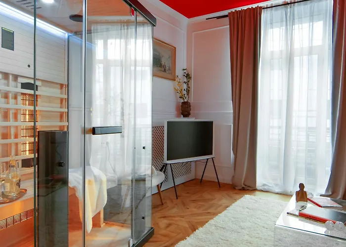 아파트 Urban Deluxe Calea Victoriei 100 Jacuzzi&sauna&bathtub *